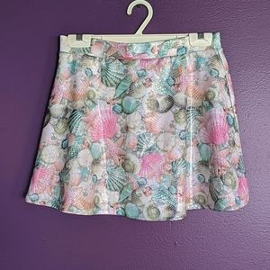Shiny Shell Skater skirt